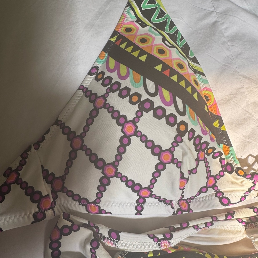 Trina Turk Colorful Geometric Bikini Set - Picture 7 of 8